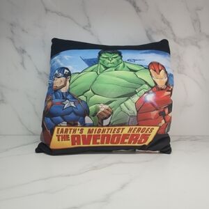 Marvel Avengers Throw Pillow - Black
